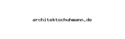 architektschuhmann.de